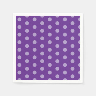 Purple Polka Dots Pappersservett