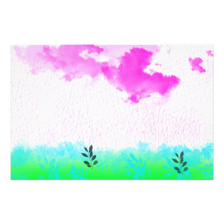 PURPLE RAIN FOTOTRYCK