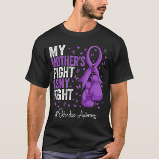 Purple Ribbon Mother Overdose Awareness T Shirt