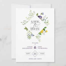 Purple Shades Fancy Romantic Floral Bouquet Spara Datumet