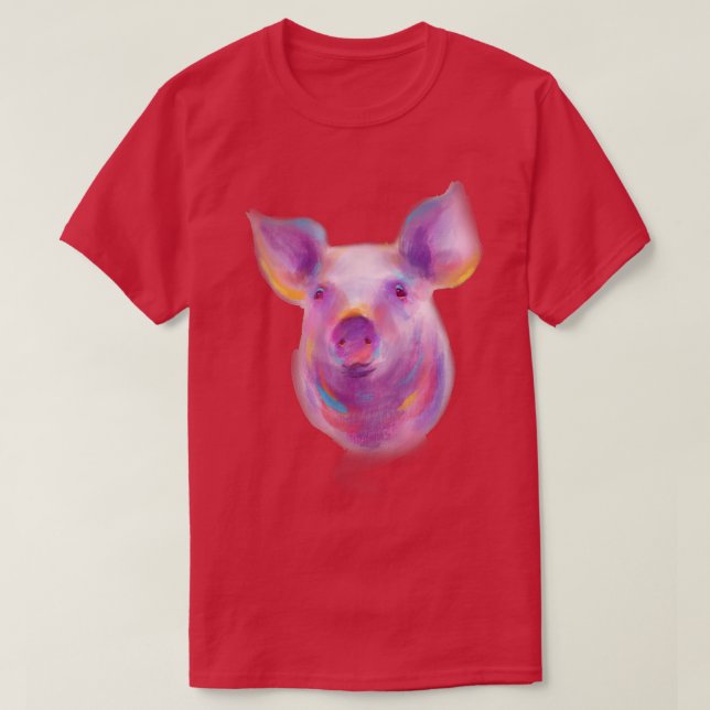 purple simple costume piglet  t shirt (Design framsida)