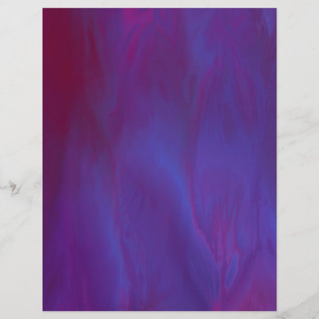 Purple Skies Bulk Scrapbook Paper Pages Reklamblad (Framsidan)