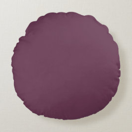 Purple, Solid, Modern, Simple, Modern, Trendy Rund Kudde
