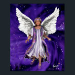 Purple Soul Poster<br><div class="desc">💜This angel represents my Soul's Family: I tried to represent the Universal "Purple Soul" : mixing all features of humans: gender, skin colors, hair colors... etc... .encompassing the army of fans of the all world with a beautiful loyal friendly benevolent Soul like the Souls of our 7 Amazing Global Artists,...</div>