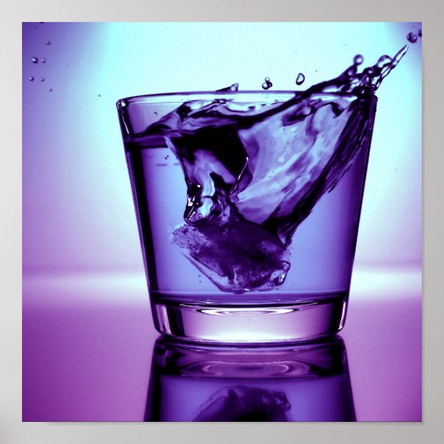Purple splash poster (Framsidan)