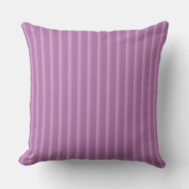 purple stripes pattern Throw Pillow Kudde