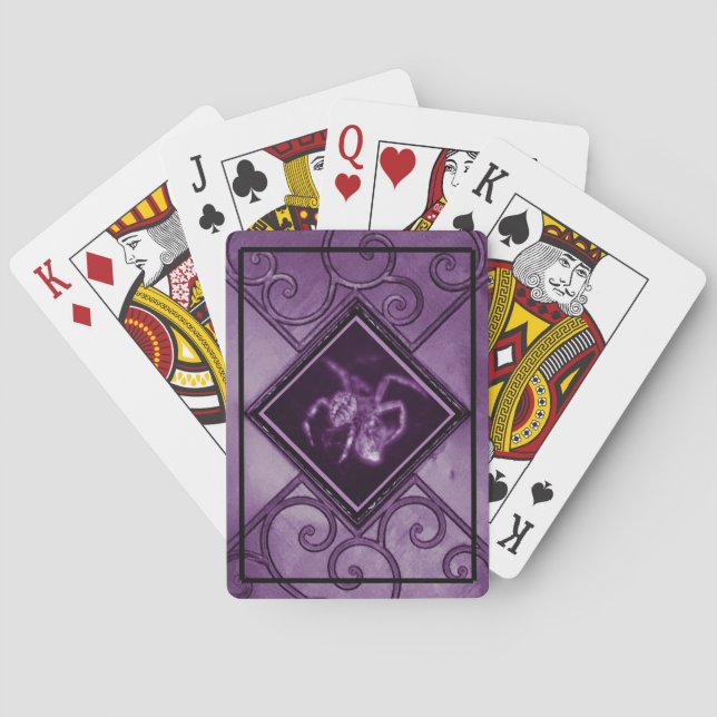 purple swurl casinokort (Baksidan)