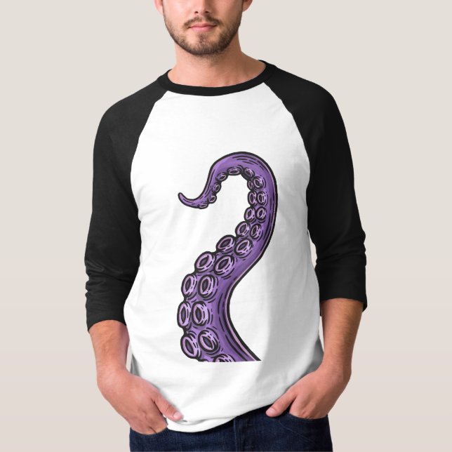 Purple Tentacle T Shirt (Framsida)