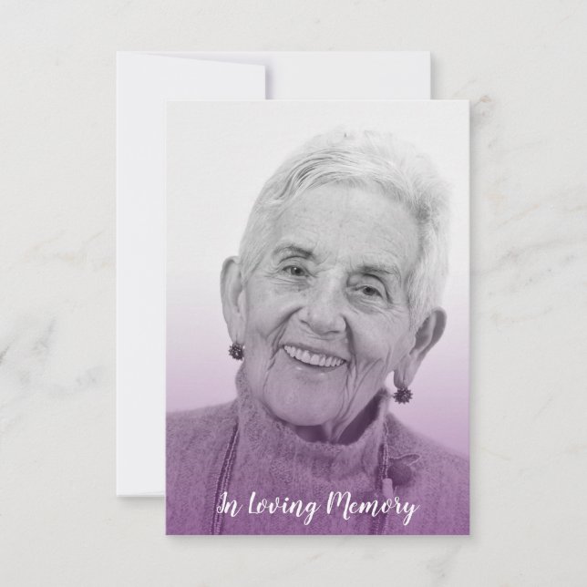 Purple Trendy Transparency Funeral Dear Ones (Framsida)