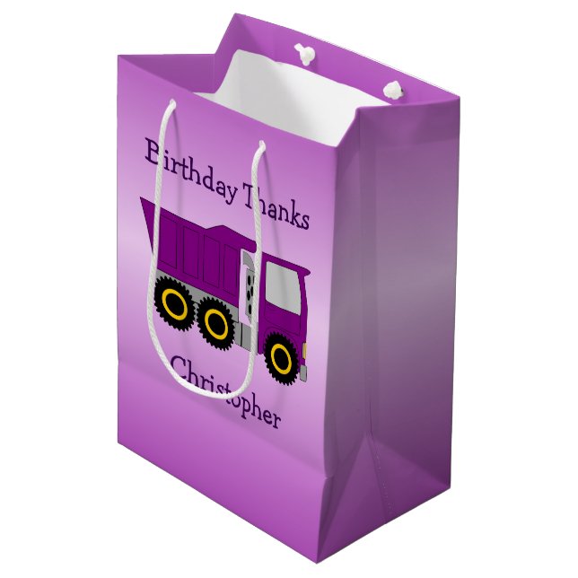 Purple Truck Design Personalised (Framsidan Vinklad)