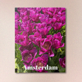 Purple Tulips of Amsterdam Jigsaw Puzzle Pussel