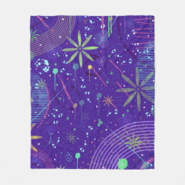 Purple Twilight Party Fleecefilt