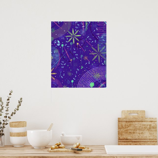 Purple Twilight Party Poster (Kök)