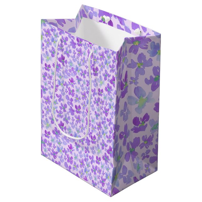 Purple watercolor flower lilac design (Framsidan Vinklad)