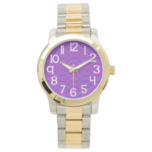 Purple Waves Armbandsur