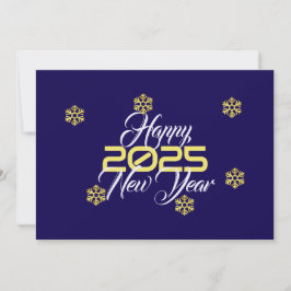 Purple wish card New Year with snowflakes Julkort
