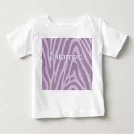 Purple zebra print bag t shirt