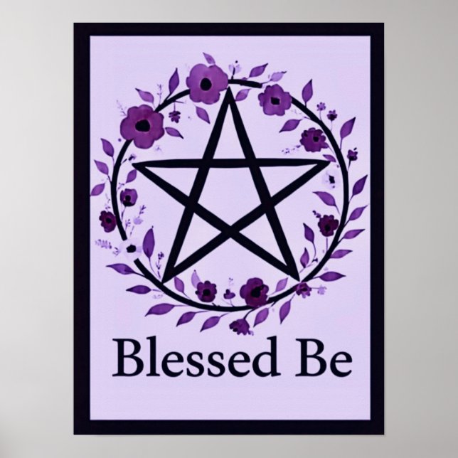 PurpleBlessedBe Poster (Framsidan)