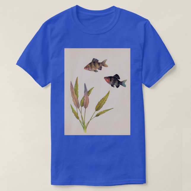 Purplehead Barb Pethia nigrofasciata T Shirt (Design framsida)