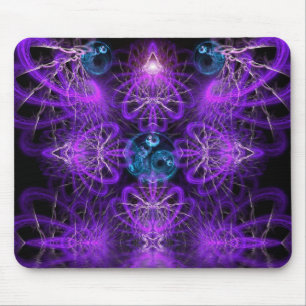 Purplelina Visionary Fractal Art Mousepad Musmatta