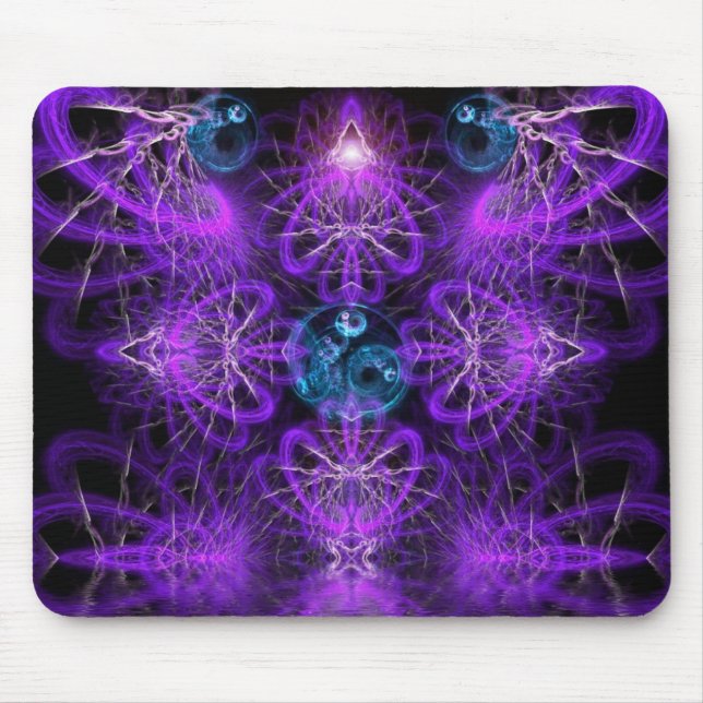 Purplelina Visionary Fractal Art Mousepad Musmatta (Framsidan)