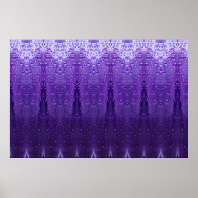Purples Ikat  Poster (Framsidan)