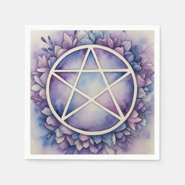 PurpleVibes Pappersservett (Framsidan)