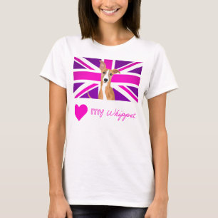PURPLEWHIPPET Basic T Shirt