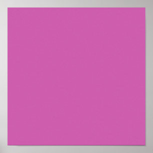 Purplish rosa (solid färg) poster