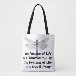 Purpose of life quote talent mission dragonfly bug tygkasse