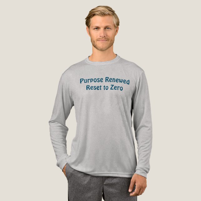 Purpose Renewed, Reset to Zero T-Shirt (Hel framsida)