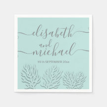 Purpurblå, präglad romantisk korallkalligrafi