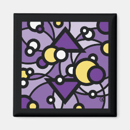 Purpurdis Magnet