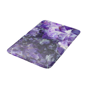 Purpurfärgad amethyst badrumsmatta
