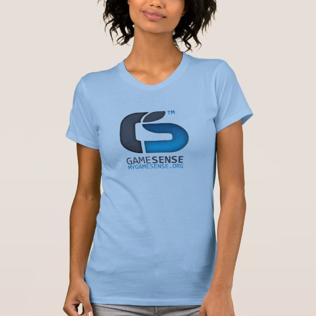 Purpurfärgad anpassningsbar #1 GameSense för Tee (Framsida)