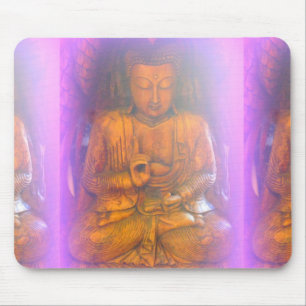 purpurfärgad aurabuddha mousepad musmatta