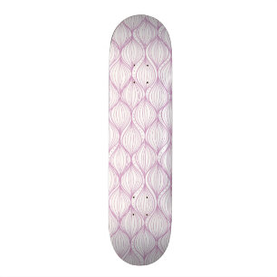 Purpurfärgad bakgrund för ogeerandmönster old school skateboard bräda 18 cm