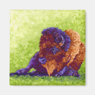 Purpurfärgad buffel magnet