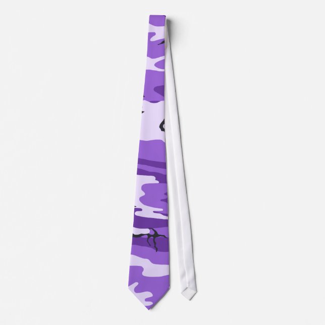 Purpurfärgad Camo Tie Slips (Framsida)