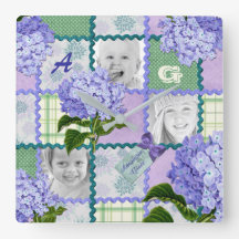 Purpurfärgad Collage för täcke för vanlig