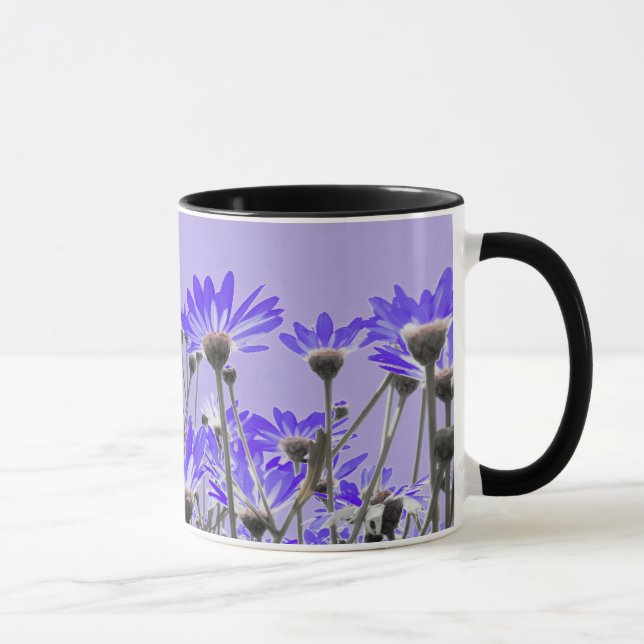 Purpurfärgad daisymugg mugg (Höger)