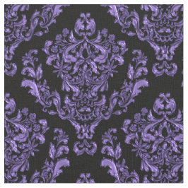 Purpurfärgad damast på svart eller *Any Tyg