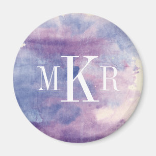 Purpurfärgad dimma II för Monogram   Magnet