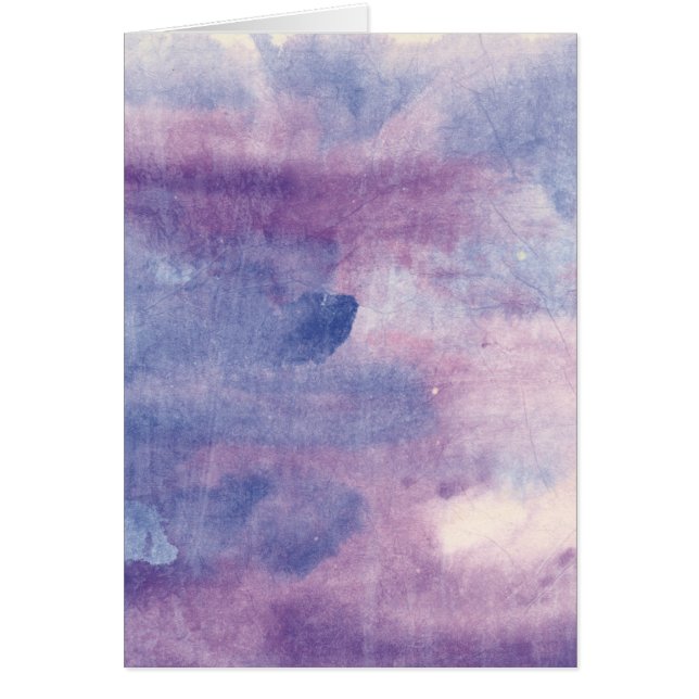 Purpurfärgad dimma II Hälsningskort (Framsidan)