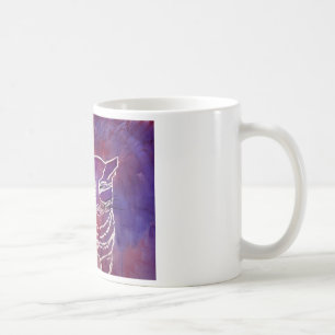 Purpurfärgad dimma kaffemugg
