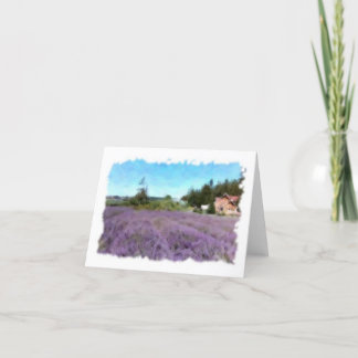 Purpurfärgad dimma kort