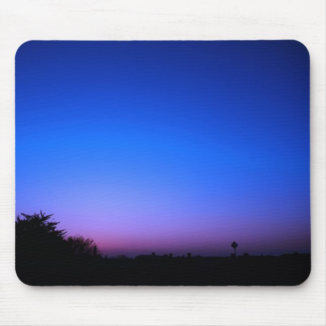Purpurfärgad dimma musmatta (Framsidan)