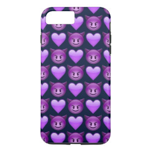 Purpurfärgad djävulenEmoji iPhone 8/7 mobila