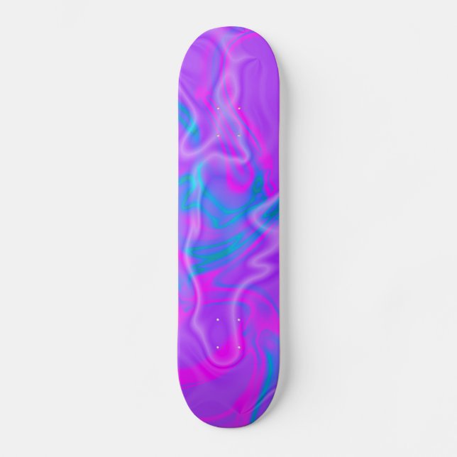 Purpurfärgad elektrisk FunkSkateboard för KRW Skateboard Bräda 20 Cm (Framsida)