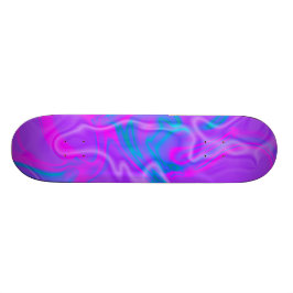 Purpurfärgad elektrisk FunkSkateboard för KRW Skateboard Bräda 20 Cm